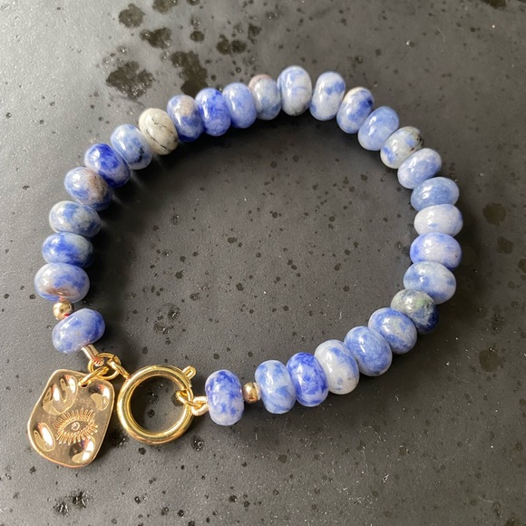 African Sodalite Bracelet - Picture 4 of 12